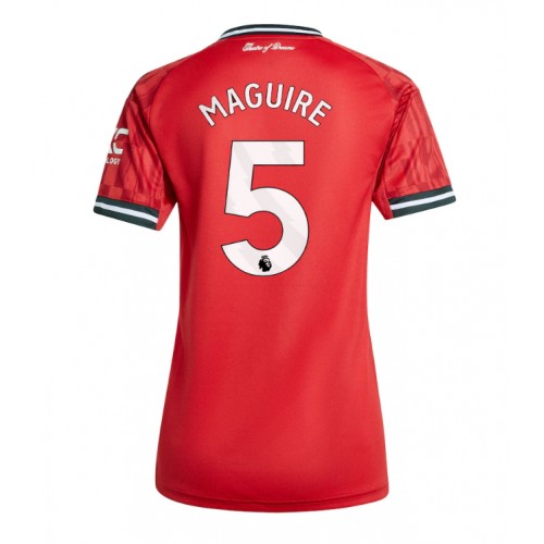 Manchester United Harry Maguire #5 Replika Hemmatröja Dam 2025-26 Kortärmad